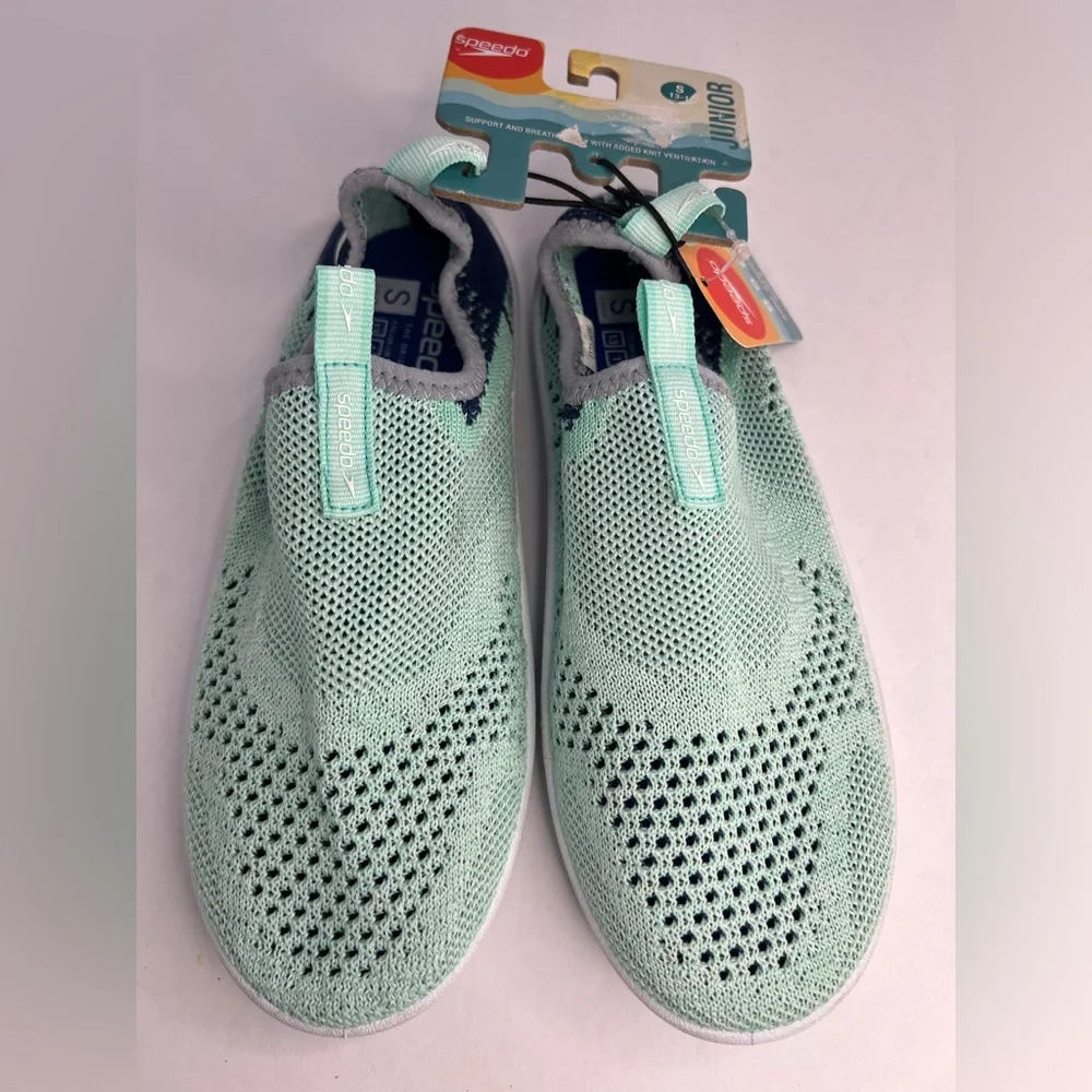 NWT Speedo Surfwalker Knit Water Shoes Quick-Dry Junior Surf Strider Size Small